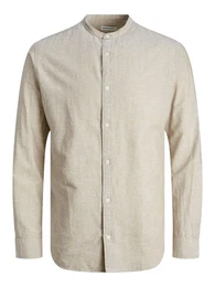 Langarmhemd JJELINEN BLEND BAND SHIRT LS SN