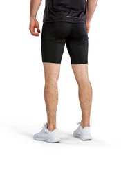 Erima Laufshorts Racing LA Tight Herren Schwarz/Beige/Dunkelblau/Blau
