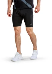 Erima Laufshorts Racing LA Tight Herren Schwarz/Beige/Dunkelblau/Blau