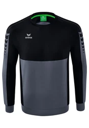 Erima Sweatshirt Six Wings Dunkelblau/Dunkelgrau/Schwarz