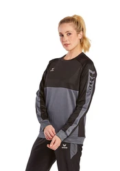 Erima Sweatshirt Six Wings Dunkelblau/Dunkelgrau/Schwarz
