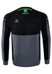 Erima Sweatshirt Six Wings Dunkelblau/Dunkelgrau/Schwarz
