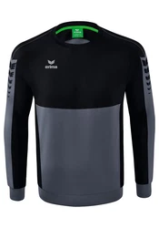Erima Sweatshirt Six Wings Dunkelblau/Dunkelgrau/Schwarz