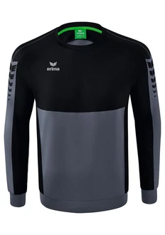 Erima Sweatshirt Six Wings Dunkelblau/Dunkelgrau/Schwarz