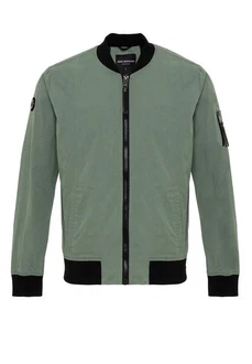 RedBridge Bomberjacke Stehkragen Dunkelgrün/Grün