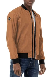 RedBridge Bomberjacke Stehkragen Braun/Beige/Orange