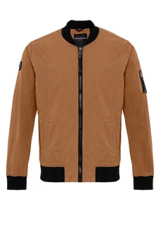 RedBridge Bomberjacke Stehkragen Braun/Beige/Orange