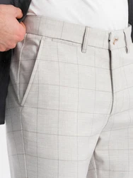 OMBRE Chinohose Grau/Hellgrau/Khaki
