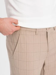 OMBRE Chinohose Khaki/Beige/Creme/Weiß
