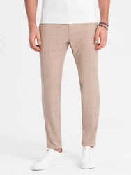 OMBRE Chinohose Khaki/Beige/Creme/Weiß