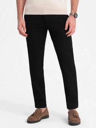 OMBRE Chinohose SLIM FIT Schwarz/Dunkelblau