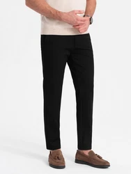 OMBRE Chinohose SLIM FIT Schwarz/Dunkelblau
