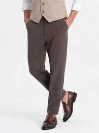 Chinohose Herren-Chinohose mit elastischem Bund SLIM FIT