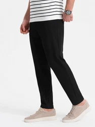 OMBRE Chinohose SLIM FIT Schwarz/Beige