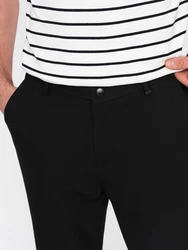 OMBRE Chinohose SLIM FIT Schwarz/Beige