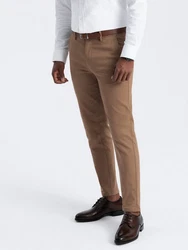 OMBRE Chinohose SLIM FIT Khaki/Beige/Braun