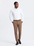 OMBRE Chinohose SLIM FIT Khaki/Beige/Braun