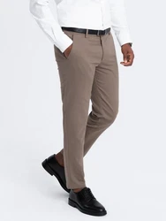OMBRE Chinohose SLIM FIT Khaki/Beige/Braun/Grau