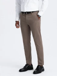 OMBRE Chinohose SLIM FIT Khaki/Beige/Braun/Grau