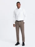 OMBRE Chinohose SLIM FIT Khaki/Beige/Braun/Grau