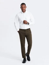 OMBRE Chinohose SLIM FIT Khaki/Beige