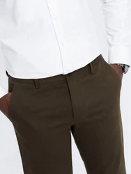 OMBRE Chinohose SLIM FIT Khaki/Beige