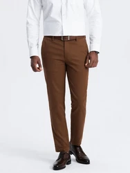 OMBRE Chinohose SLIM FIT Khaki/Beige/Braun
