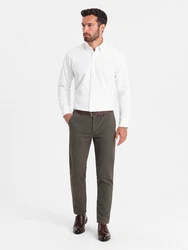Ombre Herren Hose Khaki/Dunkelgrün