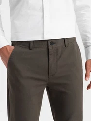 Ombre Herren Hose Khaki/Dunkelgrün
