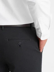 Ombre Herren Hose Schwarz/Dunkelgrau