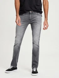 CROSS JEANS Slim-fit-Jeans Damien Hellgrau/Dunkelgrau/Grau