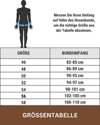 HOFGLANZ Trachtenlederhose Shorts grau/braun