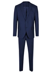 Steffen Klein Herren Anzug Regular Fit Dunkelblau/Blau/Hellblau