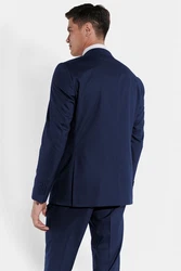 Steffen Klein Herren Anzug Regular Fit Dunkelblau/Blau/Hellblau