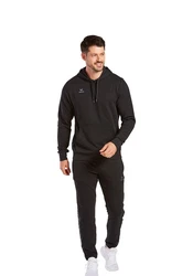 Erima Hoodie Herren Essential Team Kapuzensweat Beige/Schwarz
