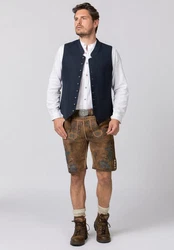 Stockerpoint Trachtenweste Moderne Oktoberfest Herren Weste 