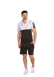 Erima Poloshirt Six Wings Weiß/Dunkelblau/Orange/Beige