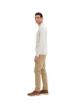 TOM TAILOR Chinos Khaki/Weiß/Beige