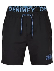 DENIMFY Badeshorts DFNeo Regular Fit Blau/Dunkelblau/Grau