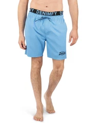 DENIMFY Badeshorts DFNeo Regular Fit Blau/Hellblau