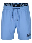 DENIMFY Badeshorts DFNeo Regular Fit Blau/Hellblau