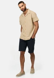 Indicode Langarmhemd Rycroft Beige/Khaki