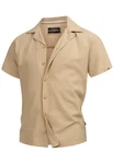 Indicode Langarmhemd Rycroft Beige/Khaki
