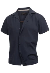 Indicode Langarmhemd Rycroft Blau/Dunkelblau/Hellblau