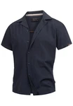 Indicode Langarmhemd Rycroft Blau/Dunkelblau/Hellblau