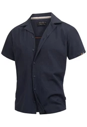 Indicode Langarmhemd Rycroft Blau/Dunkelblau/Hellblau