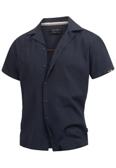 Indicode Langarmhemd Rycroft Blau/Dunkelblau/Hellblau Indicode Langarmhemd Rycroft Blau/Dunkelblau/Hellblau