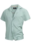 Indicode Langarmhemd Rycroft Blau/Türkis/Grün/Hellblau