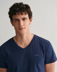 Gant V-NECK T-SHIRT PACK Hellgrau/Marineblau