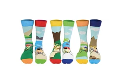 United Oddsocks Kurzsocken Herren Socken Mischfarben/Beige/Gelb